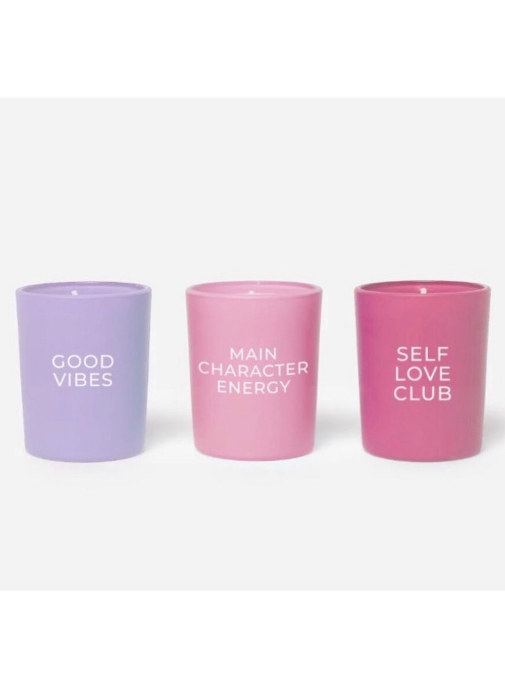 Jill & Ally Carpe Diem Crystal Manifestation Votive Trio Candle Set | New Sealed - Picture 2 of 5